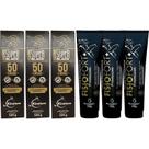 Kit 3 Pomada 50 Ervas 150g + 3 Pomada Fisiofort Premium 150g