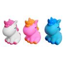 Kit 3 Pôneis Coleção de Unicórnios Rosa Azul e Rosa Vinil