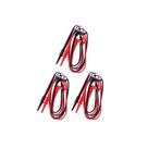 Kit 3 Ponta Prova Ppm-300 Cat III Teste Tensão 1000v Medição Corrente Elétrica Até 15a Instrutherm