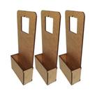 Kit 3 - Porta Carregador Celular suporte Parede Tomada MDF Cru Prático Organização Ambiente