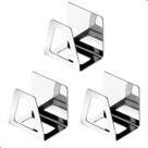 Kit 3 Porta Esponja Inox Para Pia Cozinha Adesivo Premium Kit 3 Porta Esponja Inox Para Pia Cozinha Adesivo Premium