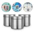 Kit 3 Porta Gaze Algodão 9cm Aço Inox Podologia Dentista Kit 3 Porta Gaze Algodão 9cm Aço Inox Podologia Dentista