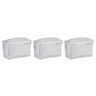 Kit 3 Porta Objetos Médio Baú Moto Acessório Bolsinhas