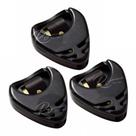 Kit 3 porta palheta spring violão guitarra baixo preto
