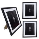 Kit 3 Porta Retratos 20x25 Moldura Paspatur Quadro Bronx