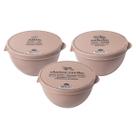 Kit 3 Porta Tempero Alho Cebola Cheiro Verde Plástico 374ml Pote com Tampa Fresco