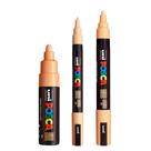 KIT 3 Posca PC-3M.PC-5M,PC-7M Cor: Laranja Claro 0.9-1.3mm