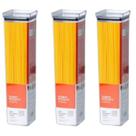 Kit 3 Pote Macarrão Organizador Porta Mantimentos 1350ml