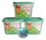 Kit 3 Pote Multiuso Freshy Plástico Freezer Sanremo Sr1761 770ml