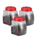 Kit 3 Pote Porta Café 2,2 Litros Plástico Com Colher Dosadora Cozinha - 435/3 Sanremo
