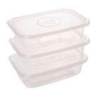 Kit 3 Potes 1,2 L Mantimentos Comida Vasilha Marmita Legume Kit 3 Potes 1,2 L Mantimentos Comida Vasilha Marmita Legume