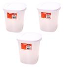 Kit 3 Potes Bioprátiko Pleion 3,5L com tampa