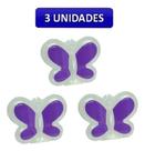 Kit 3 Potes Borboletas Para Guardar Frutas E Alimentos Kit 3 Potes Borboletas Para Guardar Frutas E Alimentos