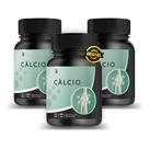 Kit 3 Potes Cálcio Fortalecimento Dos Ossos Naturally
