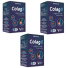 Kit 3 Potes Colágeno Tipo 2 Suplemento Alimentar Natural Vitamina Natunectar 180 Capsulas Rápida Absorção Premium