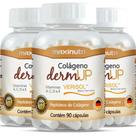 Kit 3 Potes Colágeno Verisol Dermup - 30 Cápsulas - Maxinutri