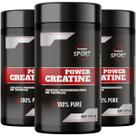 Kit 3 Potes Creatina Monohidratada Power Creatine 120 Cápsulas Fitoprime