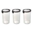 Kit 3 Potes Herméticos Travas 1,8L Plasútil Redondo Preto Organização Prático Comida Resistente Kit 3 Potes Herméticos Travas 1,8L Plasútil Redondo Preto Organização Prático Comida Resistente