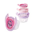 Kit 3 Potes Infantil Menino Menina Papinha Lanche Bpa Free -