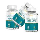 Kit 3 Potes Magnésio Malato Suplemento Alimentar 100% Pura Natural Malato Original Natunectar 180 Capsulas 260mg