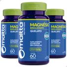 Kit 3 Potes Magnésio Quelato Duom 180 Capsulas