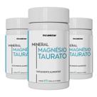Kit 3 Potes Magnésio Taurato Suplemento Alimentar Natural 100% Puro 180 Cápsulas Natunéctar