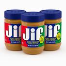 Kit 3 Potes Manteiga Americana de Amendoim Jif 454g Extra Crocante Original Importada Premium
