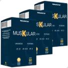 Kit 3 Potes Muskular Suplemento Alimentar Natural 100 Pura 180 Capsulas Vitamina anti caimbras
