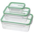 Kit 3 Potes Plástico Hermético Marmita Geladeira Mantimentos - Sanremo - SR1741