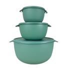 Kit 3 Potes Plastico Redondos Bowl Livre Bpa