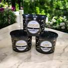 Kit 3 potes Plásticos Café Açúcar e Cappuccino de 1 Litro - Decore Casa