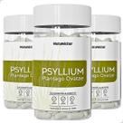 Kit 3 Potes Psyllium Suplemento Alimentar Produto Natural 100% Puro Original Premium 180 Cápsulas Natunéctar