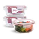 Kit 3 Potes Redondo Vidro Hermético Forno Microondas 620ml Kit 3 Potes Redondo Vidro Hermético Forno Microondas 620ml