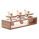 Kit 3 Potes Vidro 280ml Tampa Bambu Colher Rack Organizador