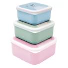 Kit 3 Potinhos com Tampa Variados Gumy Rosa Buba