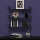 Kit 3 prateleira em U Porta Revista Organizador decorativo Hall Entrada MDF
