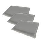 Kit 3 Prateleira Vidro Geladeira Brastemp BRE57 BRM55 BRY59
