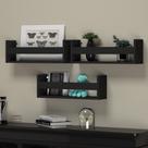 KIT 3 prateleiras em U Porta Revista Organizador Decorativo MDF