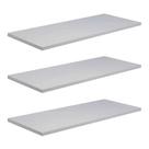 Kit 3 Prateleiras Flutuantes Mdf 15mm Branco 60 x 20cm Kit 3 Prateleiras Flutuantes Mdf 15mm Branco 60 x 20cm