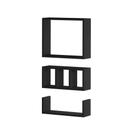 Kit 3 Prateleiras Nicho Mdf Suspenso Decoração Versátil Moderno