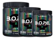 Kit 3 Pre Treino Bope 300g Black Skull Frutas Amarela