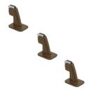 Kit 3 prendedor batedor trava porta magnetico adesivo 804 corten marrom imab ima piso e parede Kit 3 prendedor batedor trava porta magnetico adesivo 804 corten marrom imab ima piso e parede