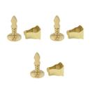 Kit 3 prendedor fixador trava porta dourado brilhante 807 imab latão parede buchas e parafusos Kit 3 prendedor fixador trava porta dourado brilhante 807 imab latão parede buchas e parafusos