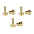 Kit 3 prendedor fixador trava porta dourado fosco 807 imab latão parede buchas e parafusos aa Kit 3 prendedor fixador trava porta dourado fosco 807 imab latão parede buchas e parafusos aa