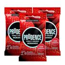Kit 3 Preservativo Prudence Cores e Sabores Morango 3 Unidades Kit 3 Preservativo Prudence Cores e Sabores Morango 3 Unidades