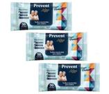 Kit 3 Prevent - Toalhas Umedecidas Adultos Premium 50 Folhas