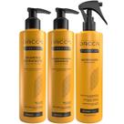 Kit 3 Produtos Cauterização Shampoo Condicionador Profissional