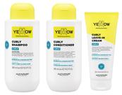 Kit 3 produtos para Cabelos Cacheados Yellow Curls
