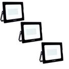 Kit 3 projetor led elgin refletor 30w 6500k bivolt