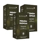Kit 3 Própolis Verde Puravida Compostos Fenólicos 250Mg 60Cápsulas